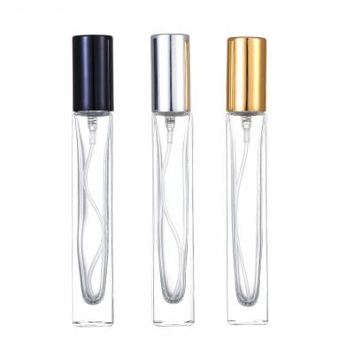 10ml Thick glass perfume bottle with atomizer round empty cosmetic container 