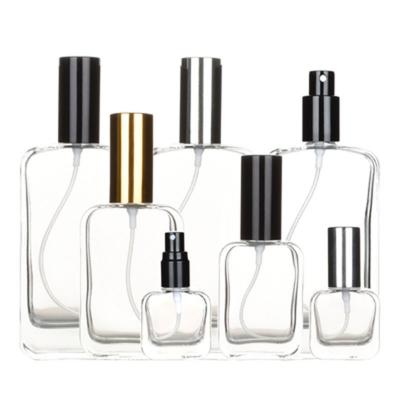 30ml 50ml 100ml empty glass perfume bottle with atomizer 